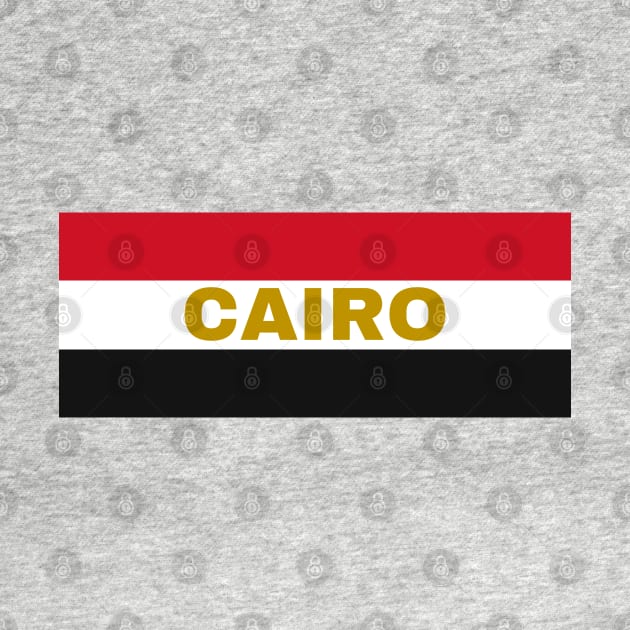 Cairo City in Egyptian Flag Colors by aybe7elf